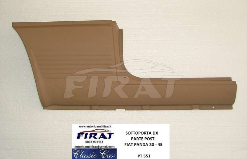 SOTTOPORTA FIAT PANDA 30 - 45 - 4X4 PARTE POST.DX